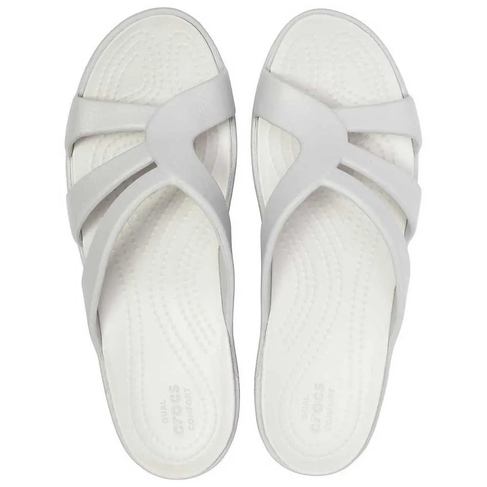 sanrah strappy wedge crocs