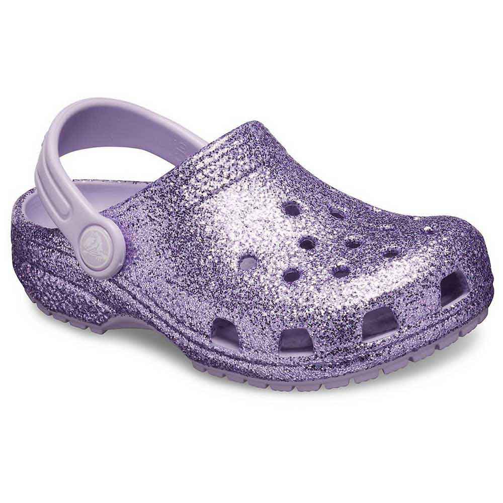 purple classic crocs